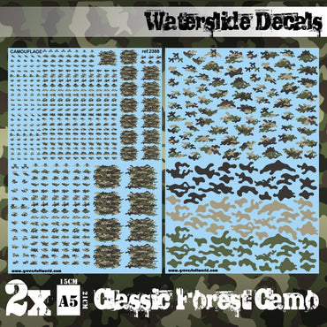 Green Stuff World: Waterslide Decals - Classic Forest Camo