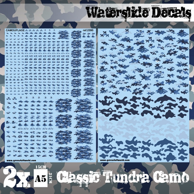 Green Stuff World: Waterslide Decals - Classic Tundra Camo