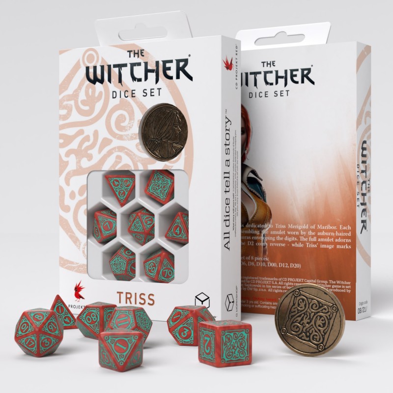 The Witcher Dice Set Triss Merigold the Fearless