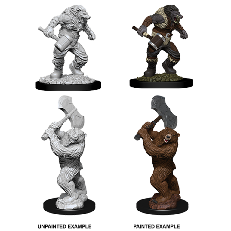 D&D Nolzur's Marvelous Miniatures Wereboar & Werebear