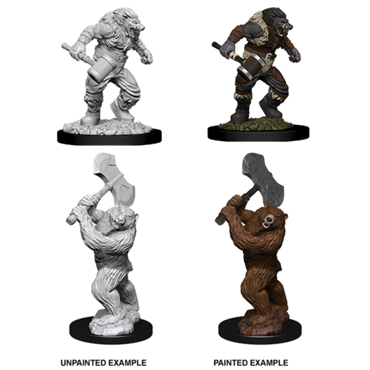 D&D Nolzur's Marvelous Miniatures Wereboar & Werebear