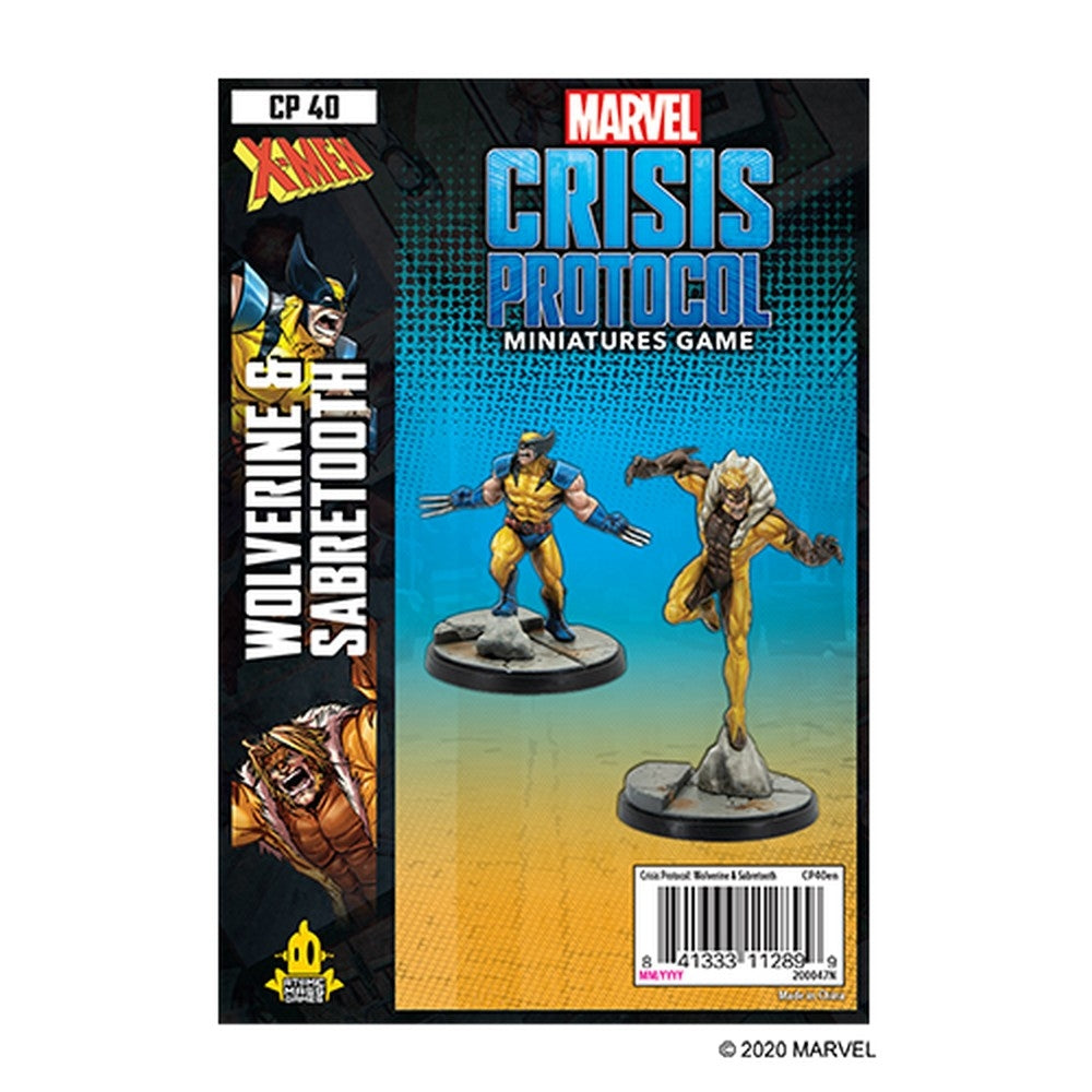 Marvel Crisis Protocol Wolverine and Sabretooth