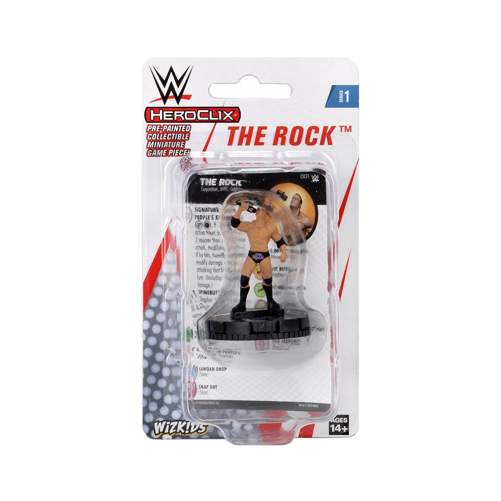 WWE HeroClix The Rock Expansion Pack Series 1