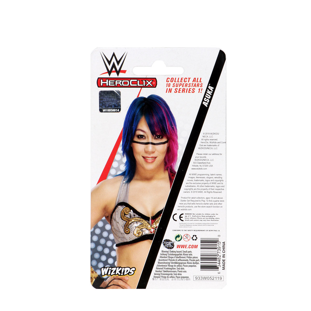 WWE HeroClix Asuka Expansion Pack Series 1