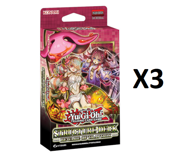 Yu-Gi-Oh! - Beware Of Traptrix Structure Deck BUNDLE