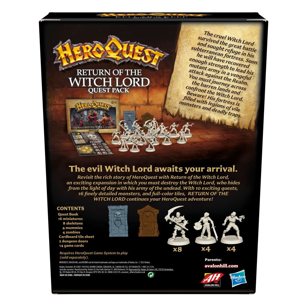 Hasbro HeroQuest: Return of the Witch Lord Quest Pack Expansion