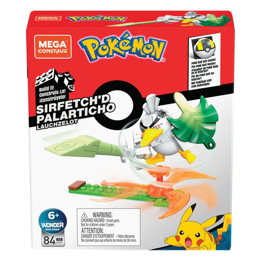 Pokémon Mega Construx Wonder Builders Construction Set Sirfetch'd 10 cm