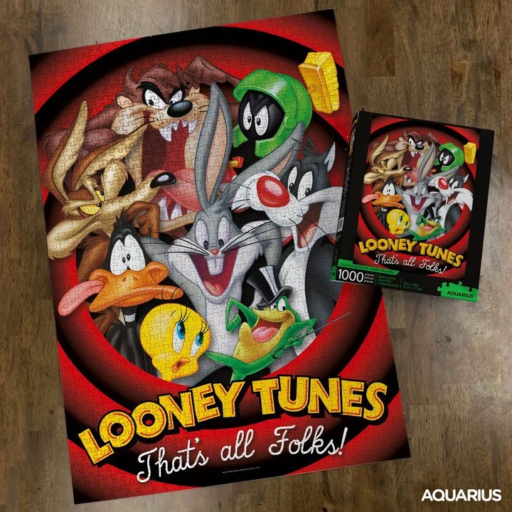 Looney Tunes Jigsaw Puzzle That's all folks (1000 pieces)