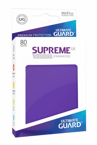 Ultimate Guard Supreme UX Sleeves Standard Size Purple (80)