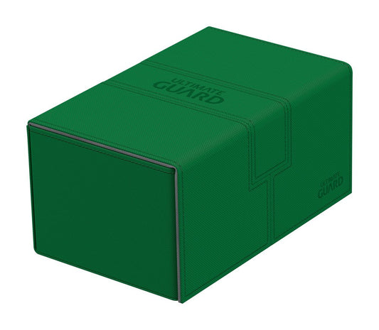 Ultimate Guard Twin Flip'n'Tray Deck Case 160+ Standard Size XenoSkin Green