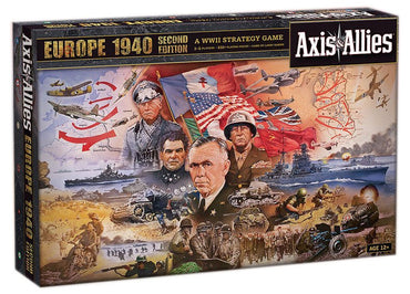 Avalon Hill Board Game Axis & Allies Europe 1940 2nd Edition