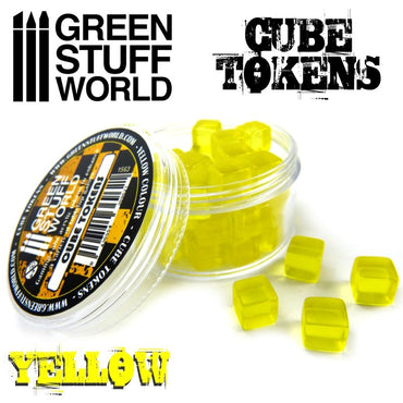 Green Stuff World: Cube Tokens - Yellow