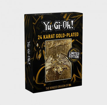 Yu-Gi-Oh! - Limited Edition 24K Gold Plated God Card The Winged Dragon Of Ra