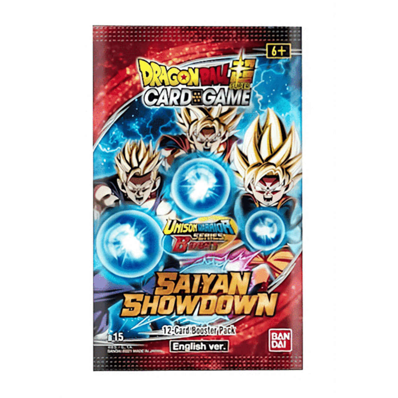 Dragon Ball Super CG: Booster Pack UW06 Unison Warrior Series BOOST Saiyan Showdown [DBS-B15]