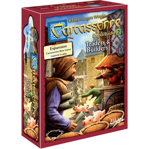 Carcassonne Expansion Traders and Builders Boardgame