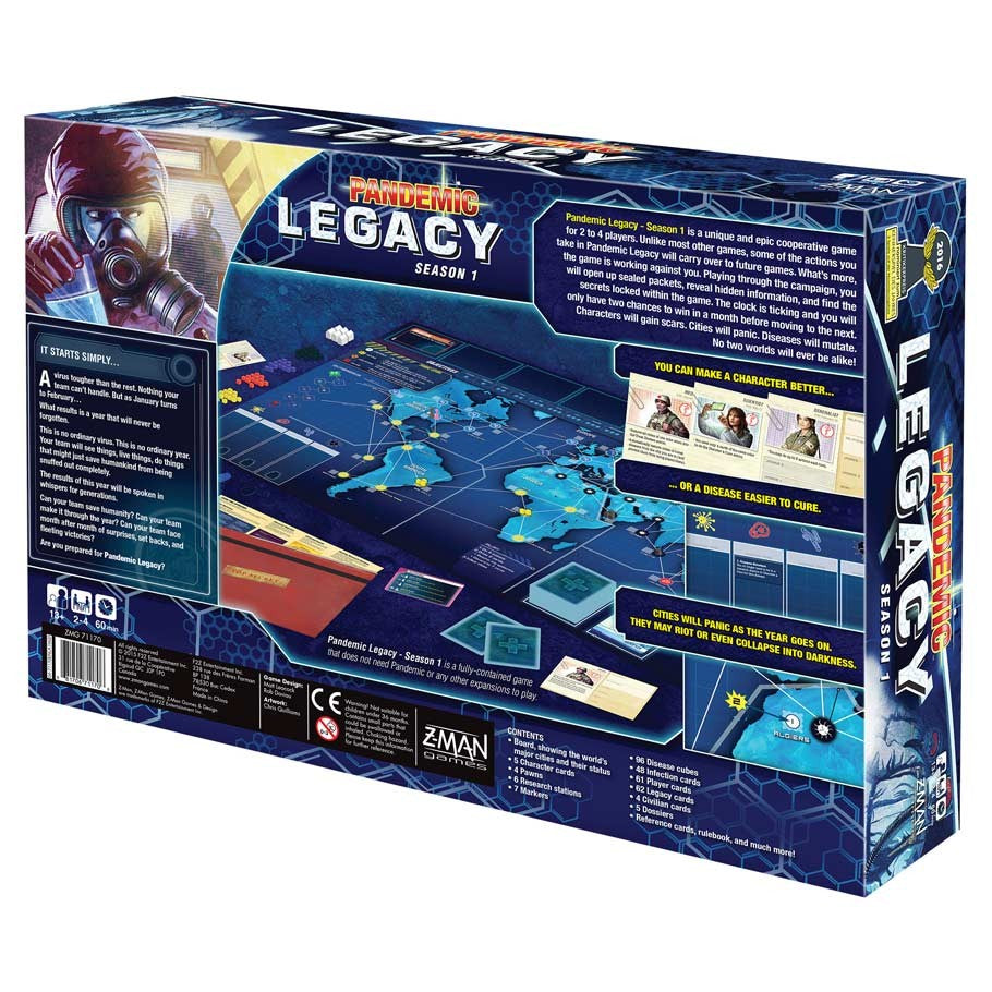 Z-MAN GAMES BLUE - Pandemic Legacy Season 1